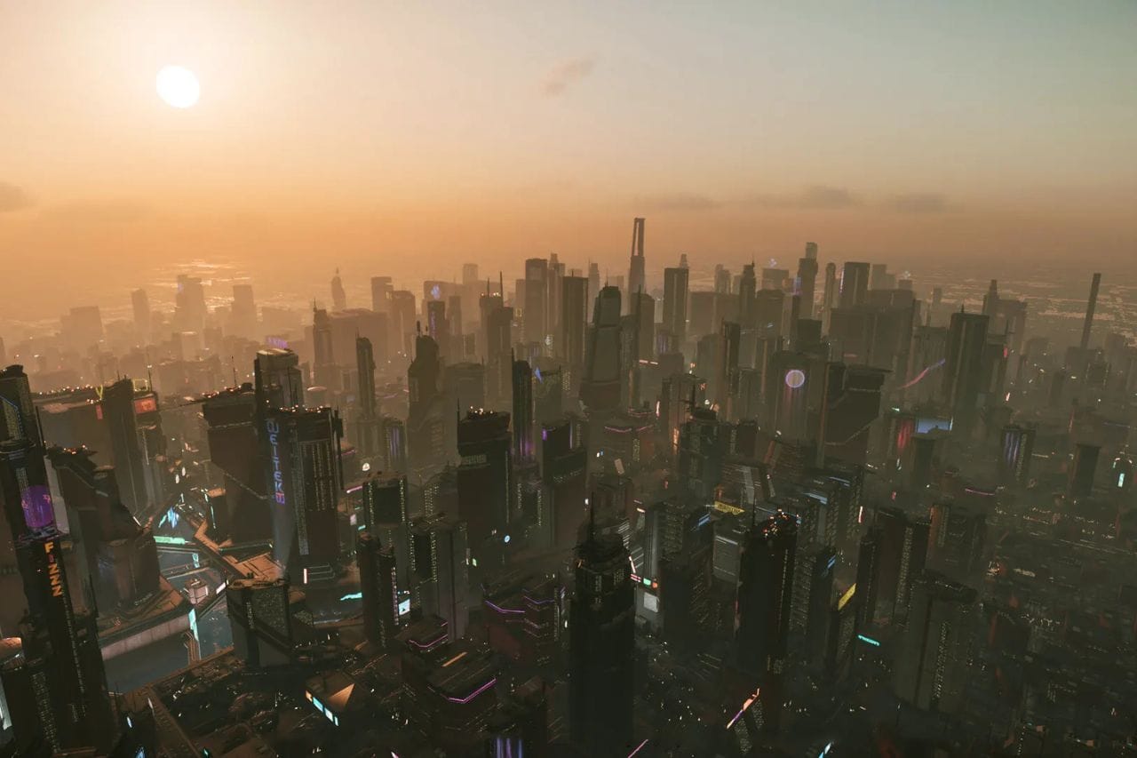 Como o Star Citizen criou um planeta inteiro de cidade sem travar seu PC hangar 404