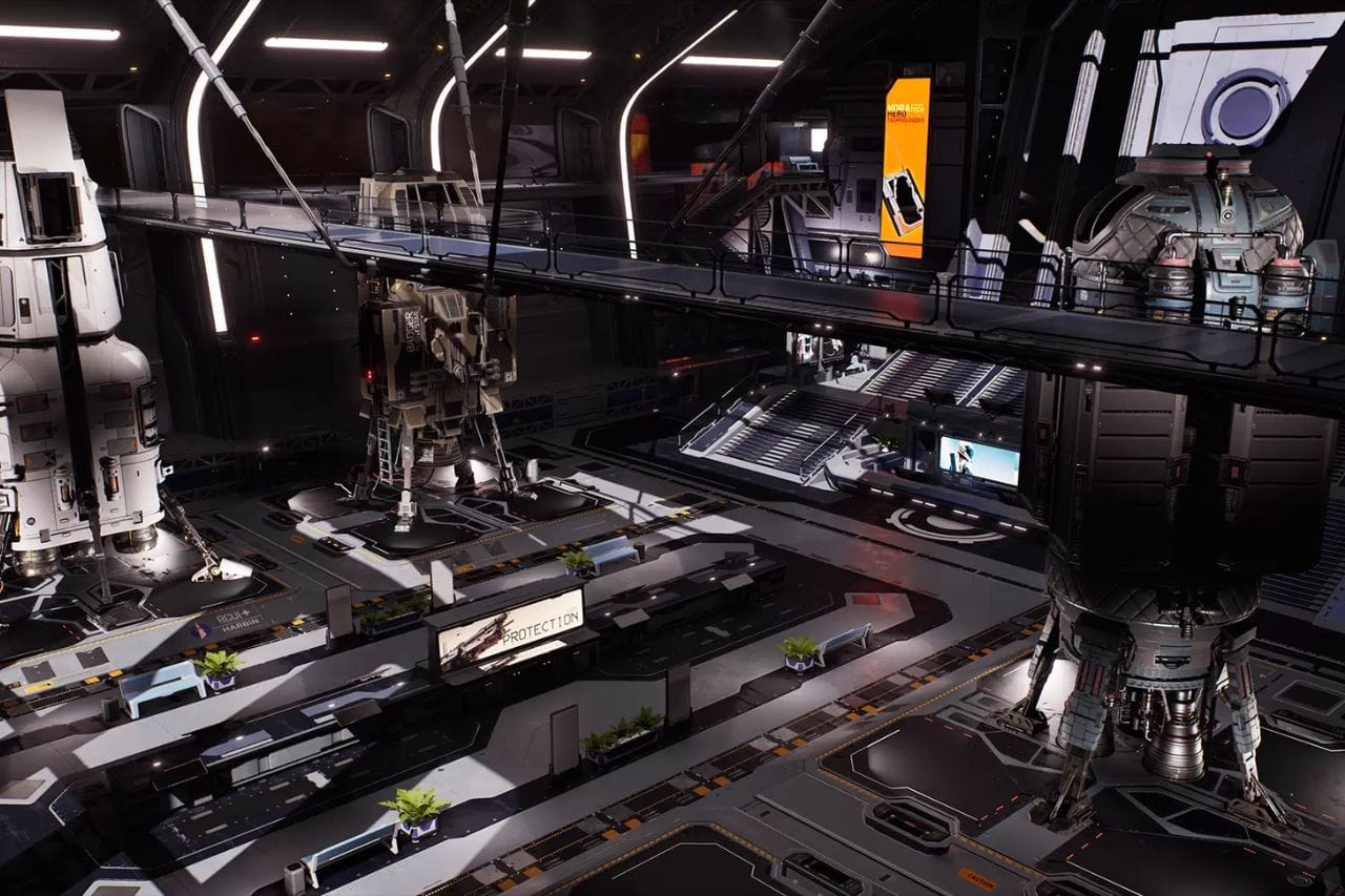 Verse Project pode competir com Star Citizen hangar 404